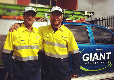 GIANT Electrical Directors - Adam McDonald & Lachlan Chapman